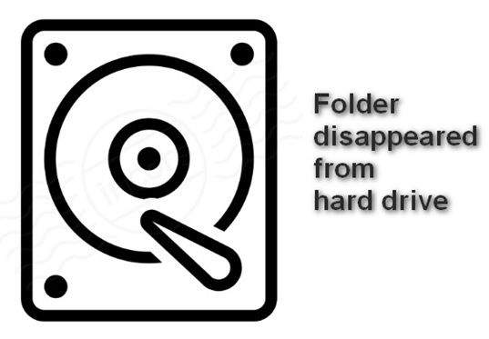 How To Recover The Folder Disappeared From Hard Drive