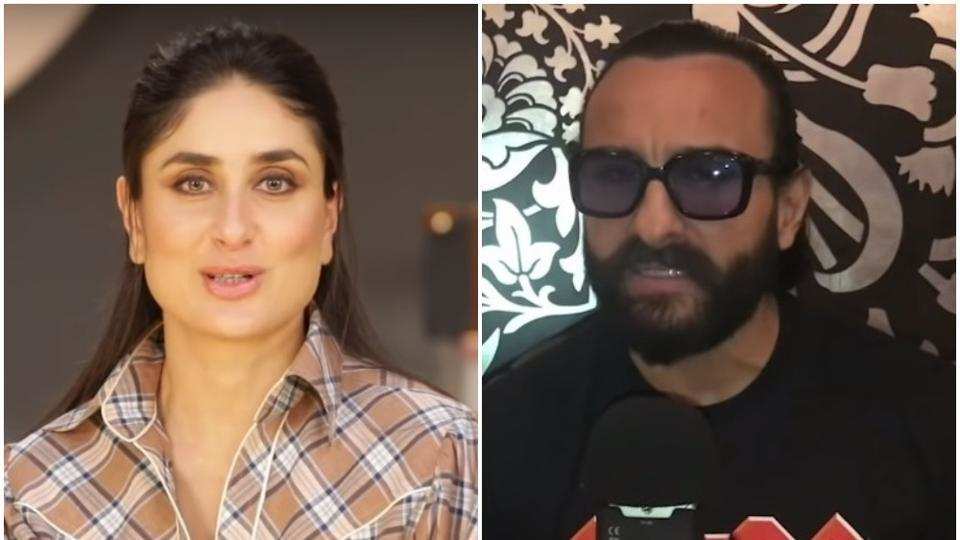 Saif Ali Khan Asks Cheeky Questions to Wife Kareena on Her Talk Show