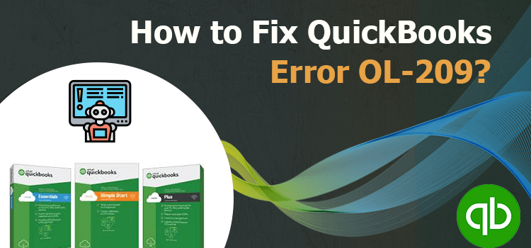 QuickBooks Error OL-209 (When Updating Bank Feeds)