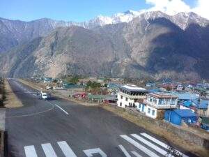Internatinal flight to Nepal