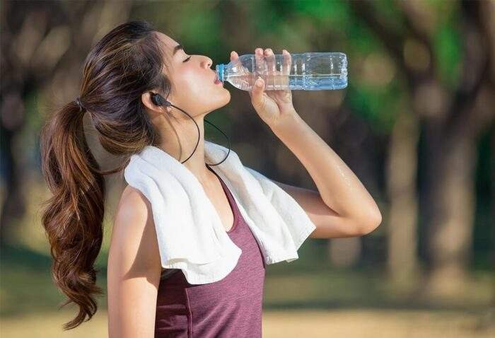 drinking water for hair