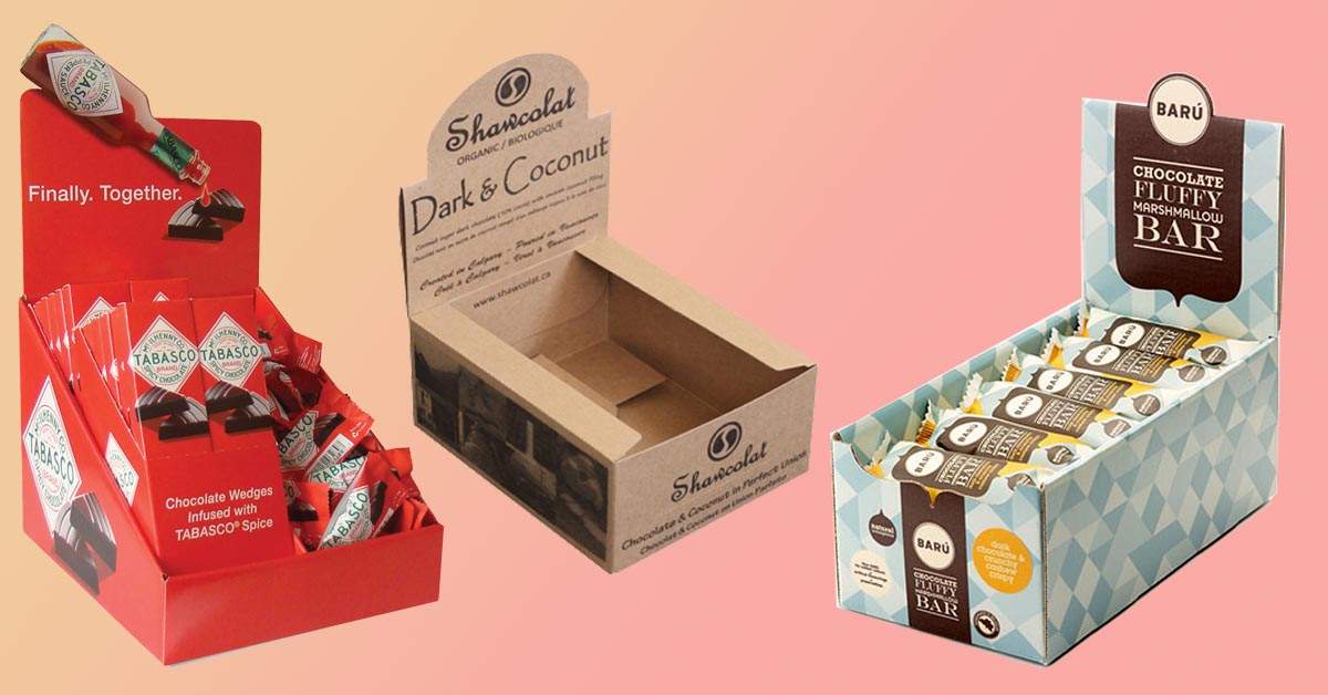 chocolate display boxes