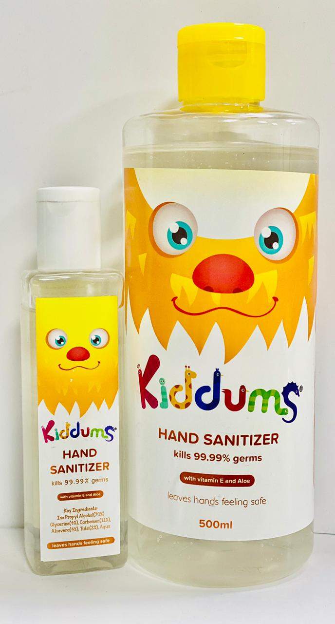Hand-Sanitizer-Gel-500ml-with-small-pack-Kiddums