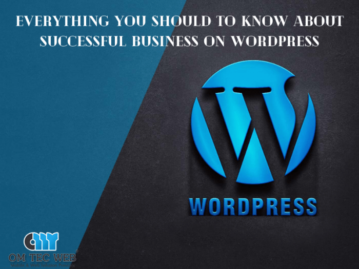 Successful Business On WordPress
