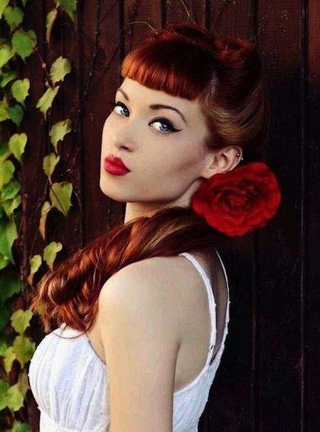 Short Arched Bettie Bangs 