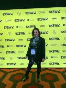 Amina at the SXSW premier of Awayy