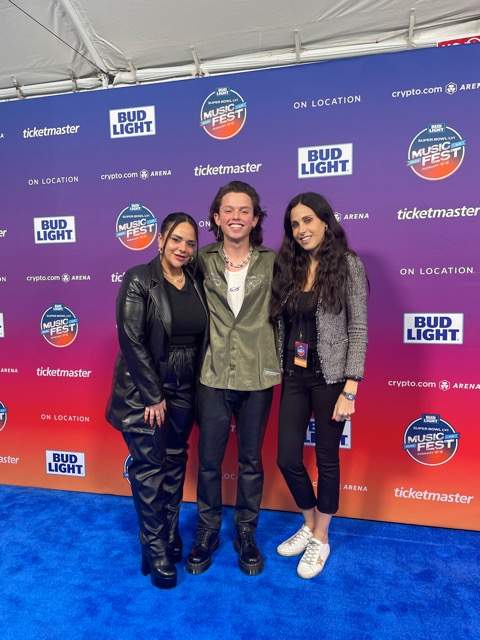 Superbowl Fest Red Carpet with Leyre and Jacob