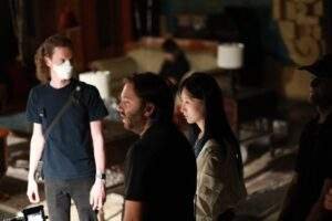 Gonzalo Digenio (center) & Jiayu Liu (far right). Photo by Junchao.