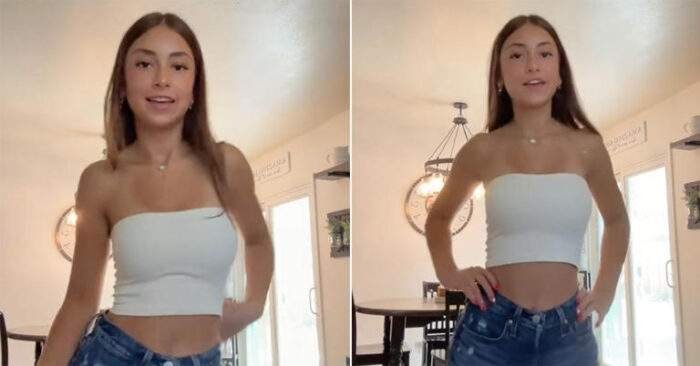 White Tube Top girl