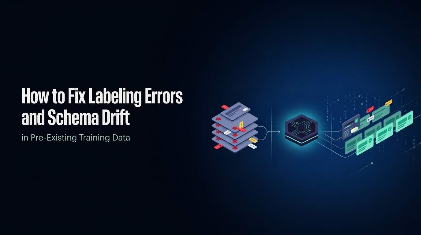 Labeling Errors and Schema Drift